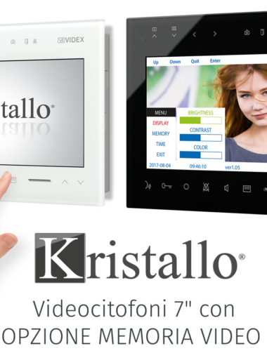 Monitor Kristallo Videx 7” con memoria